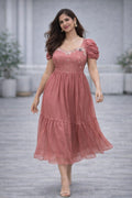 Puff Sleeve party frock