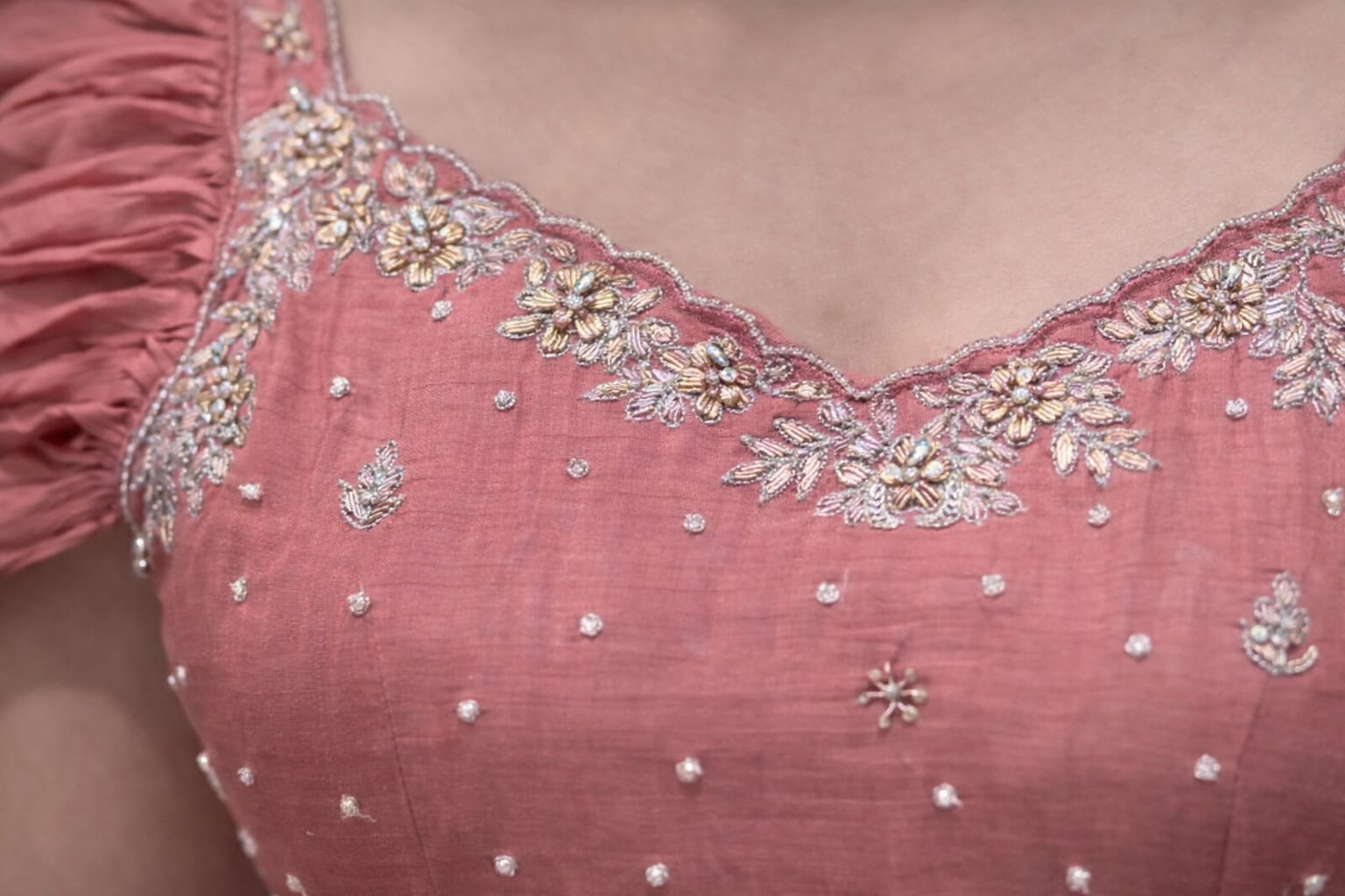 Puff Sleeve party frock