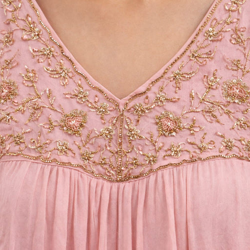 chinnon full hands party frock